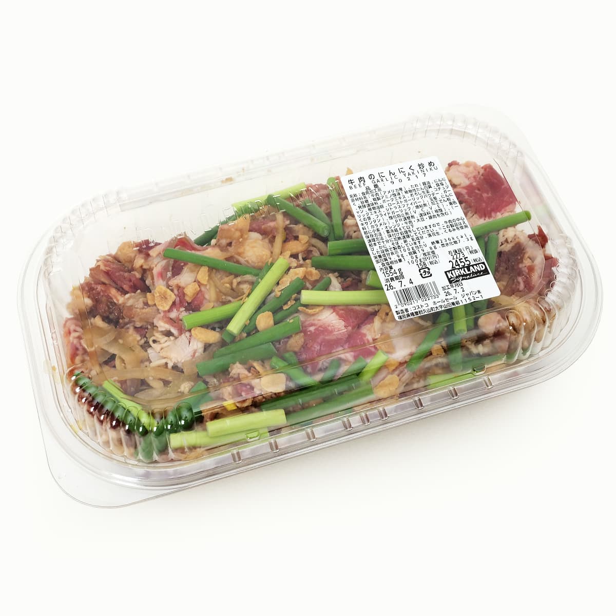 牛肉のにんにく炒め