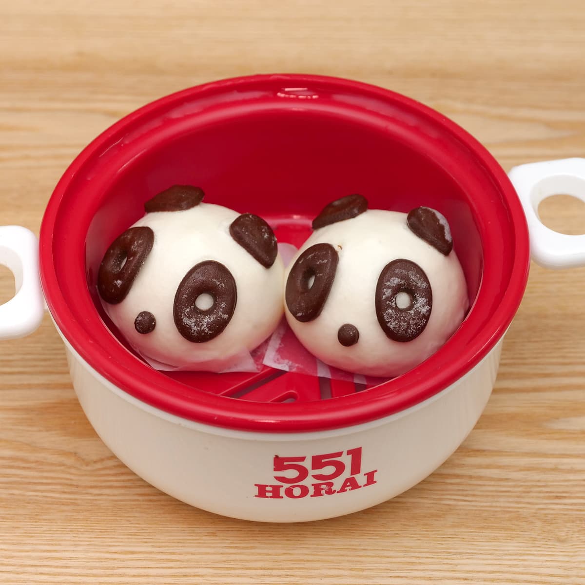 synear パンダ饅 カスタード餡 24個入(冷凍) 電子レンジ調理