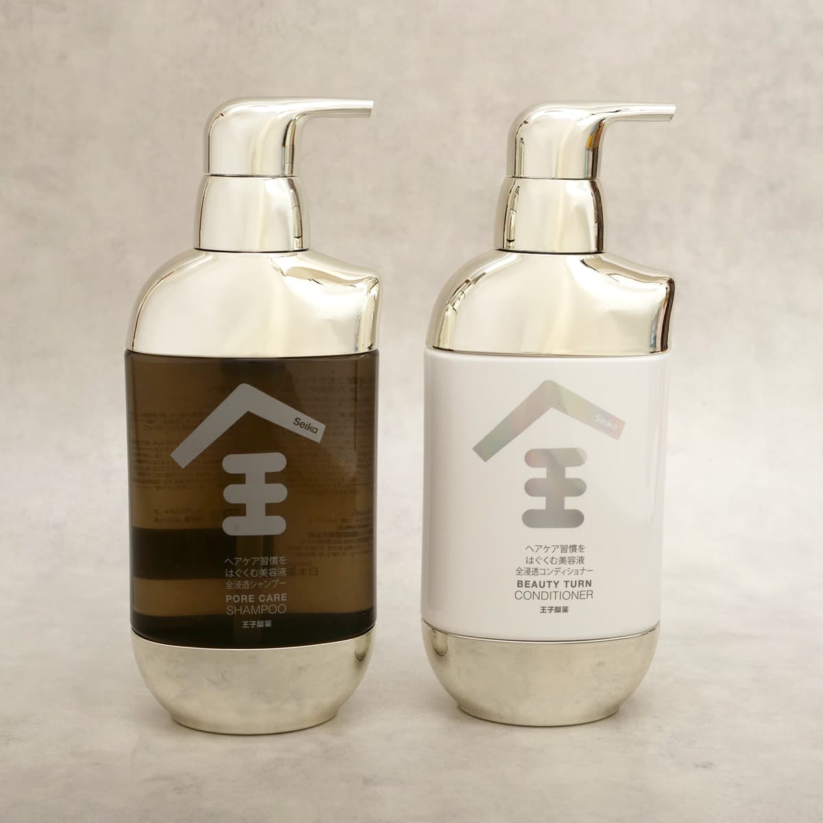 Seika　全シャンプー＆コンディショナー　400mlセット　開封中身（2本を並べた）