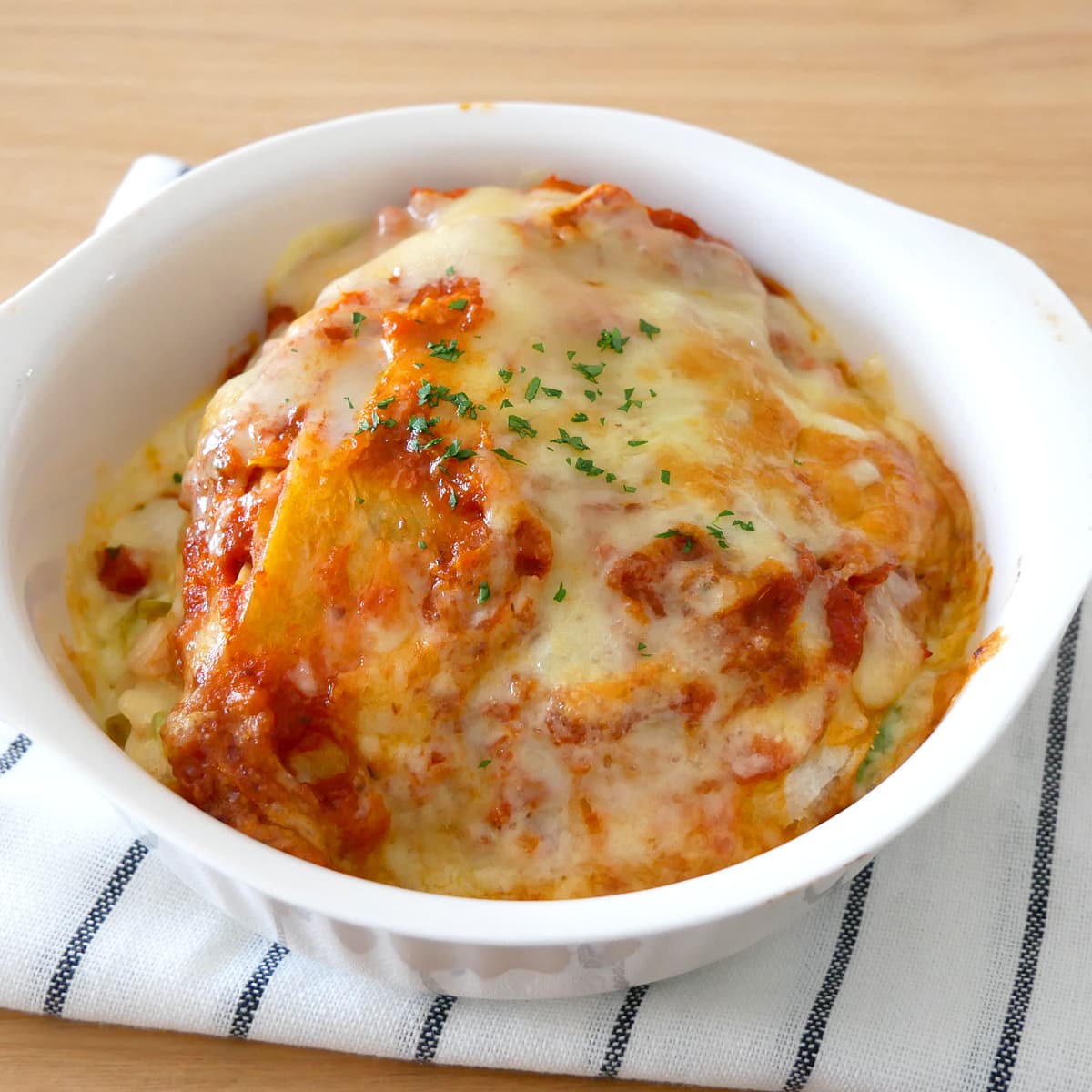 メキシカンサラダラップのトマトオーブン焼き