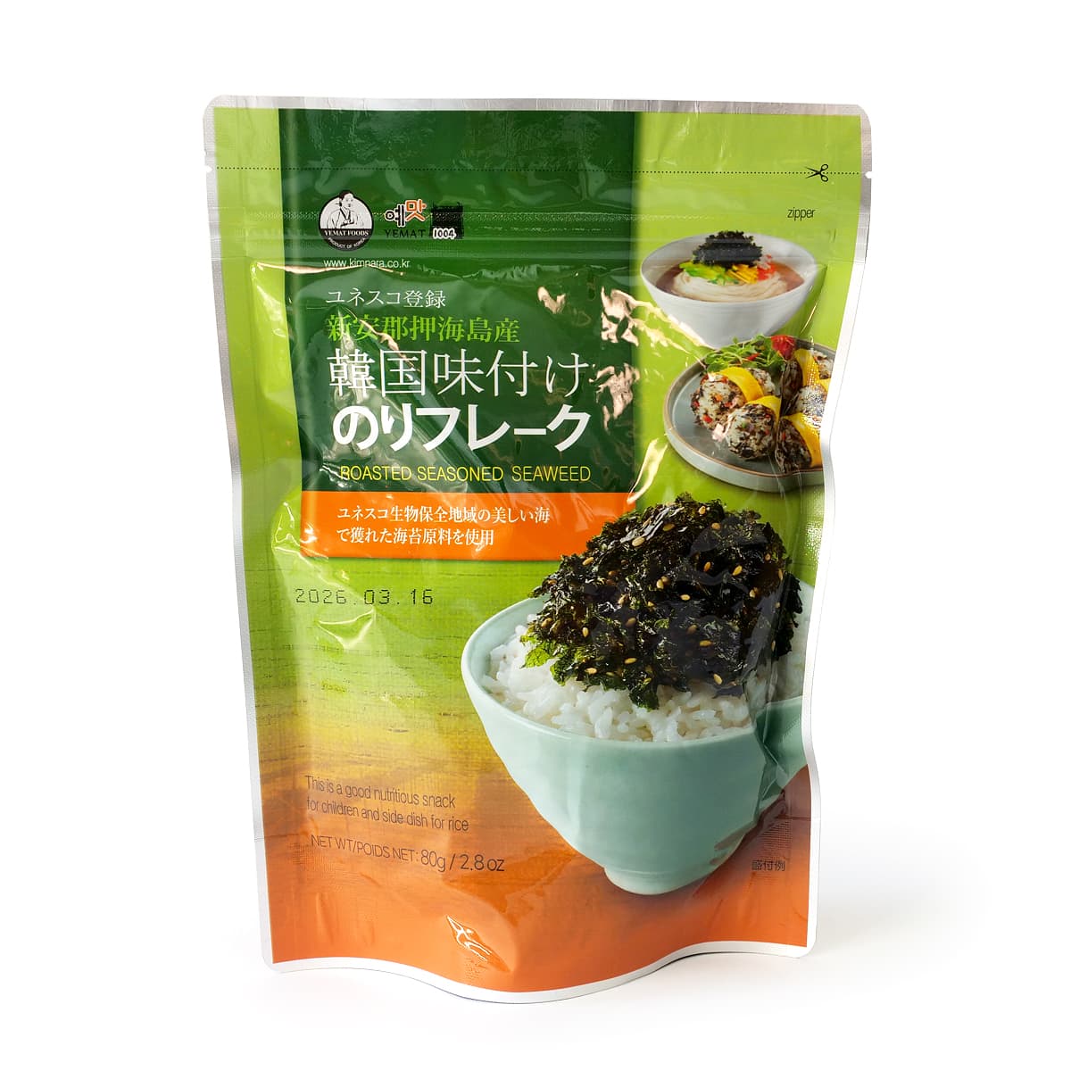 韓国味付けのりフレーク　1袋（80g）